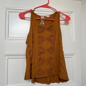 Burnt orange tank top
